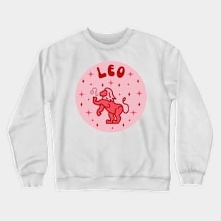 Leo Zodiac Sign Crewneck Sweatshirt